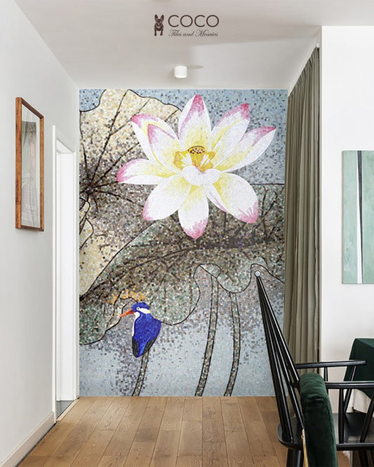 Artistic Mosaic - Giant Lotus- Peace