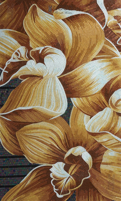 Artistic Mosaic - Giant Flowers -  Magnolia