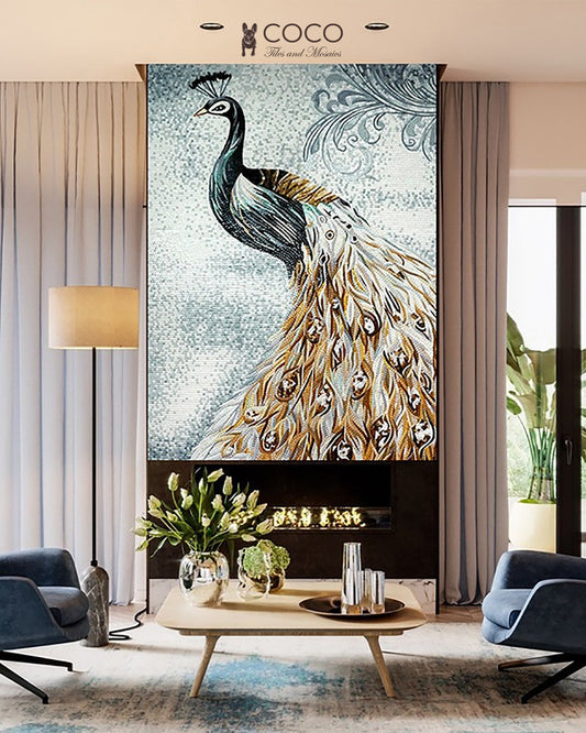 Artistic Mosaic - Birds - Elegant Living