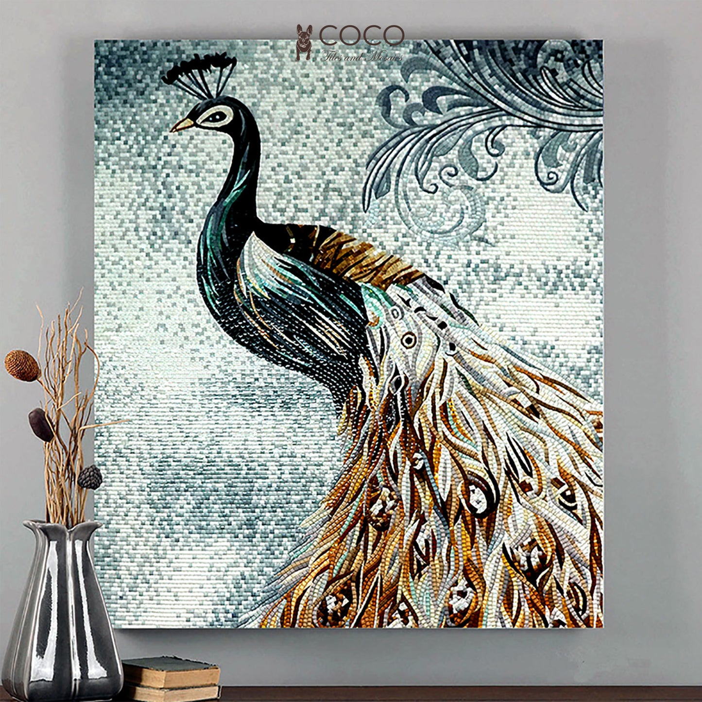 Artistic Mosaic - Birds - Elegant Living