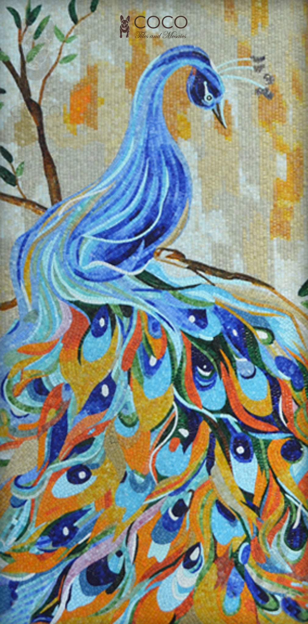 Artistic Mosaic - Peacock - Fantasy