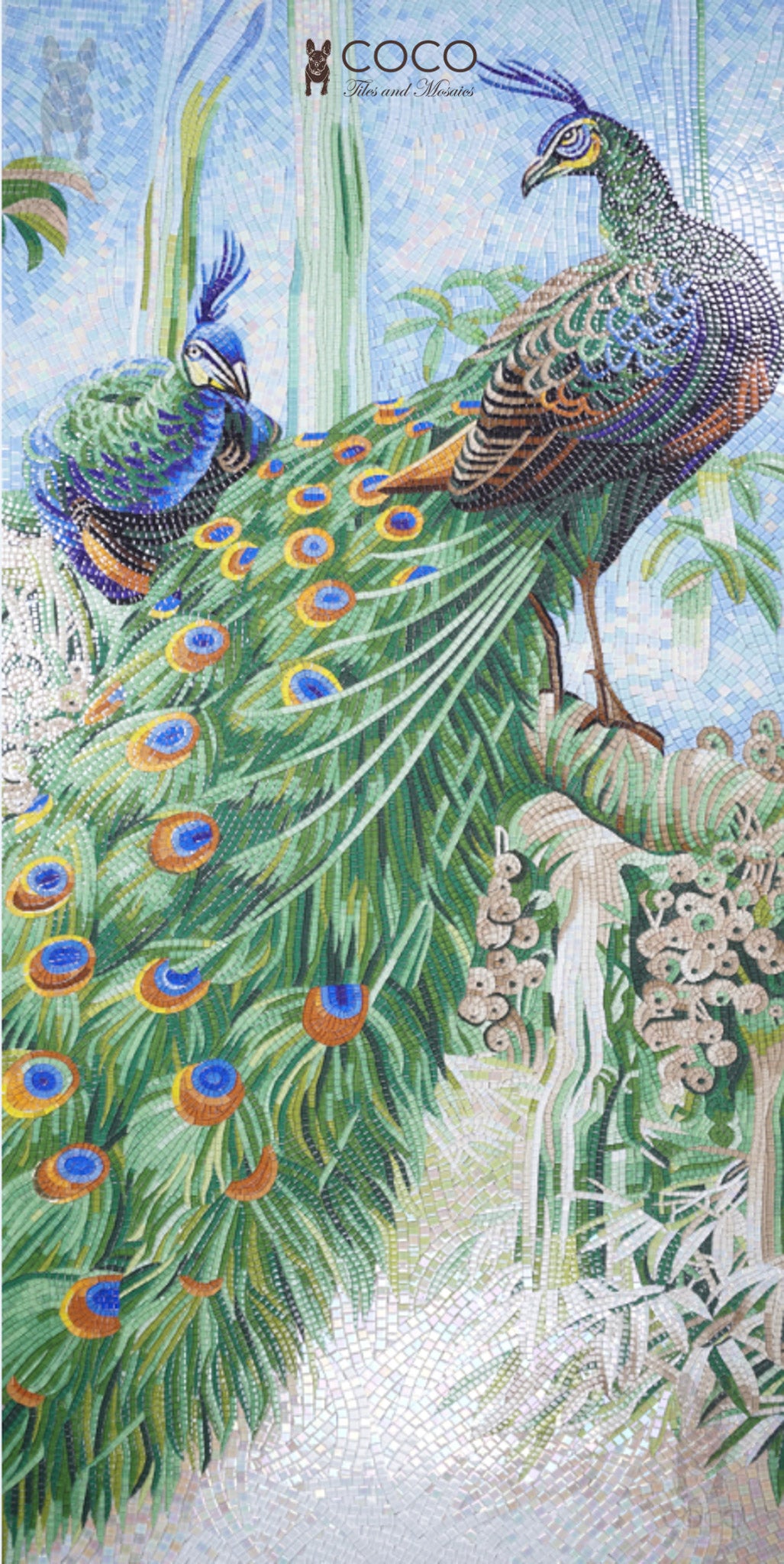 Artistic Mosaic - Peacock - Masculinity