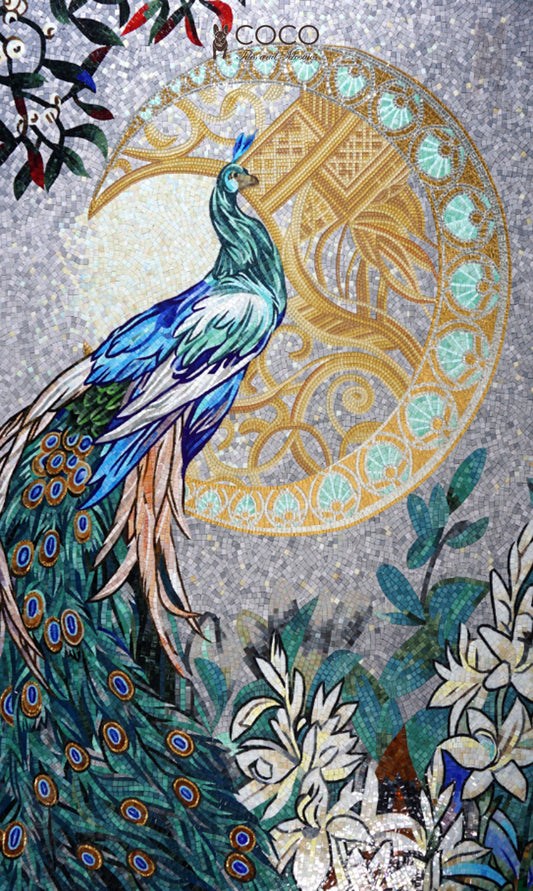 Artistic Mosaic - Peacock - Good Luck