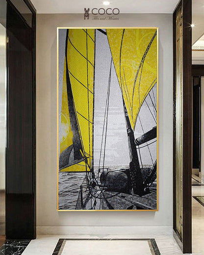 Artistic Mosaic - Sailing
