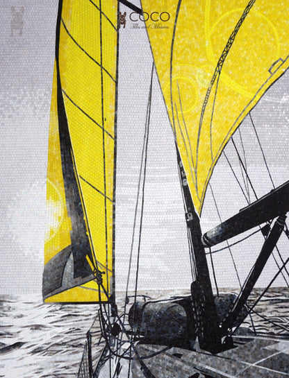 Artistic Mosaic - Sailing
