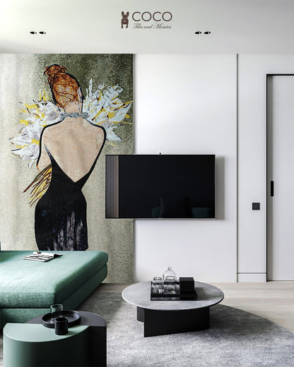 Artistic Mosaic - A Woman of Sentiment