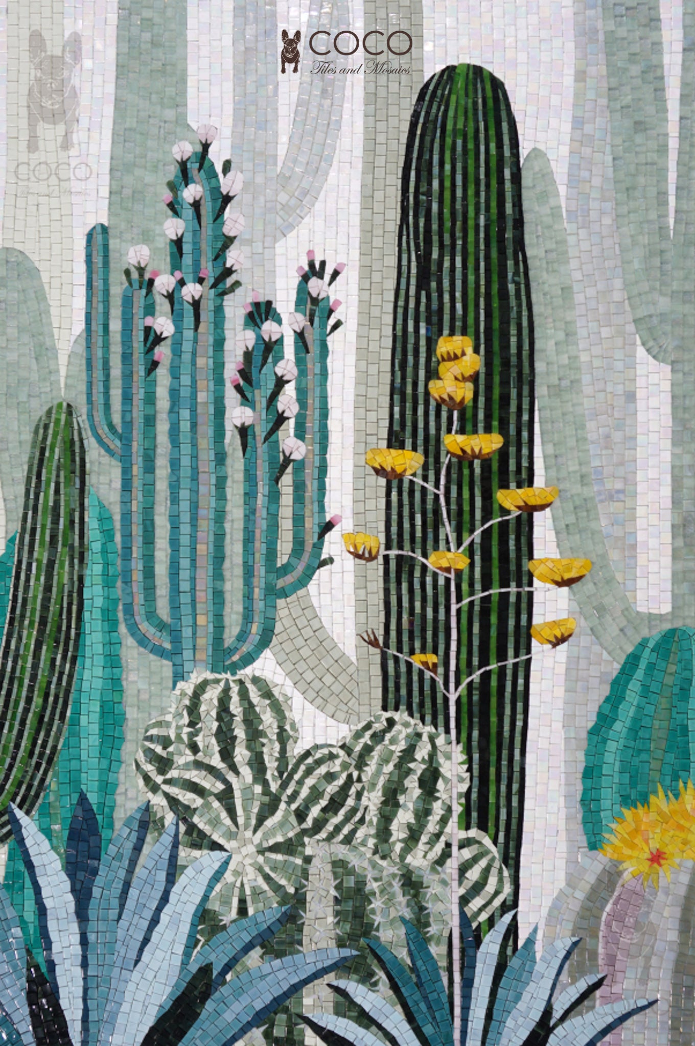 Artistic Mosaic - Cactus