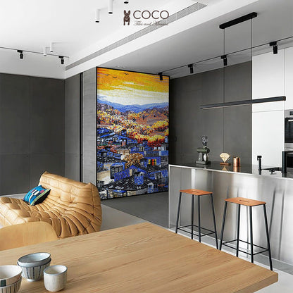 Artistic Mosaic - Picturesque Town