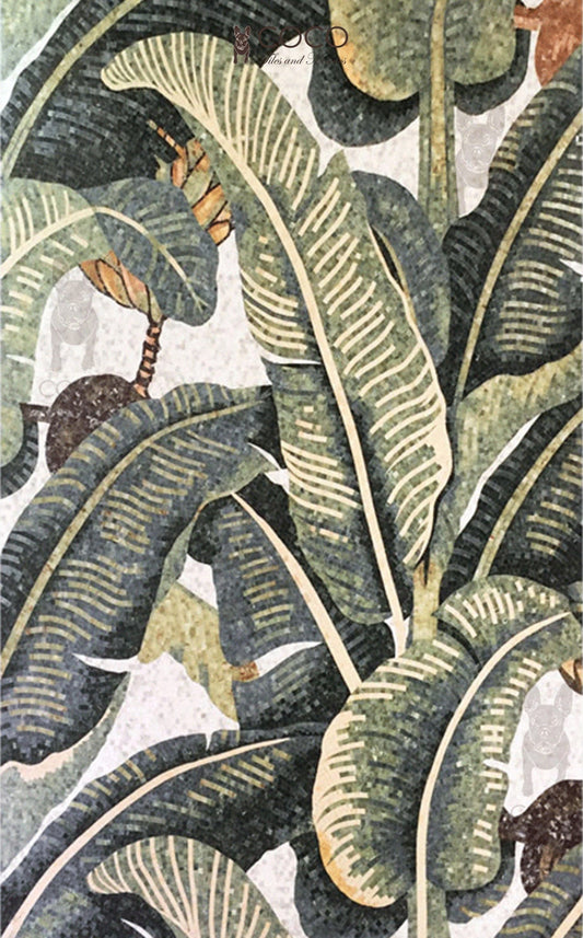 Mosaic Art - Leaves - Inner Calm