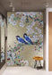 Artistic Mosaic - Blue Birds and Flower Tree