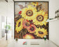 Artistic Mosaic - Golden Bloom of Sunflowers