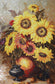 Artistic Mosaic - Golden Bloom of Sunflowers