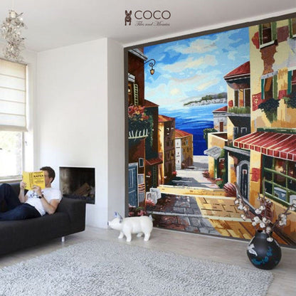 Artistic Mosaic - Italian Cityscape