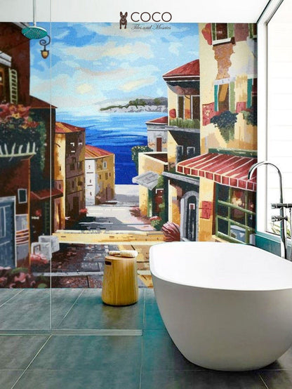 Artistic Mosaic - Italian Cityscape