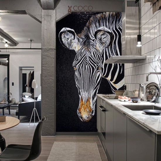 Artistic Mosaic - Grevy's Zebra