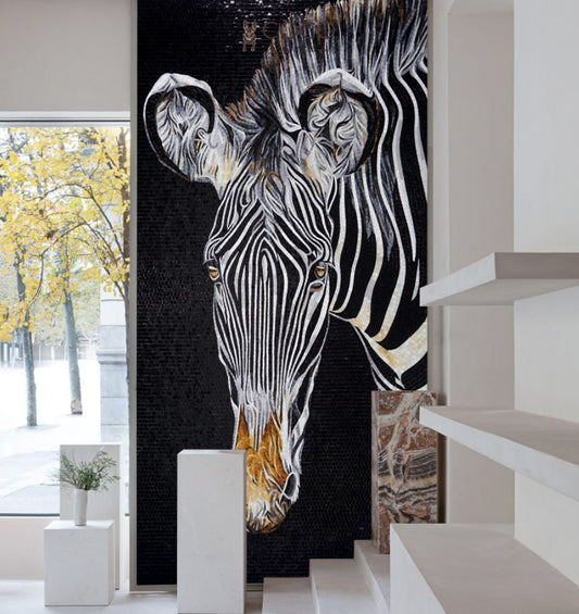 Artistic Mosaic - Grevy's Zebra