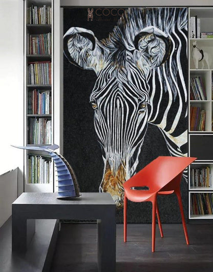 Artistic Mosaic - Grevy's Zebra