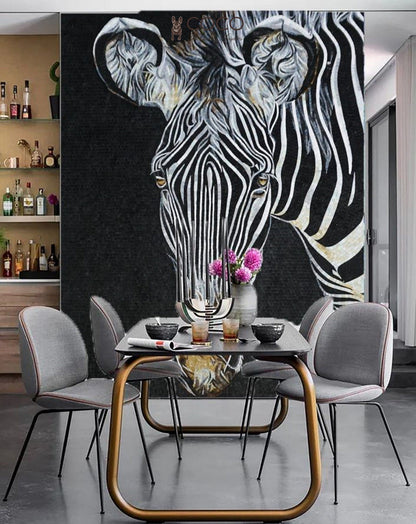 Artistic Mosaic - Grevy's Zebra
