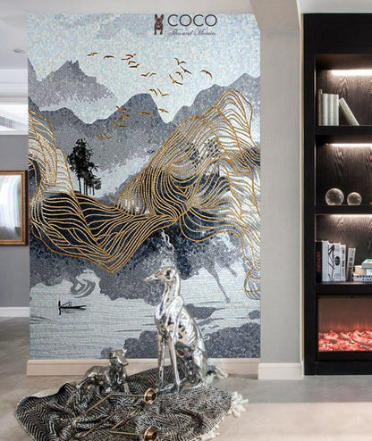 Artistic Mosaic - Landscape- Change of Season