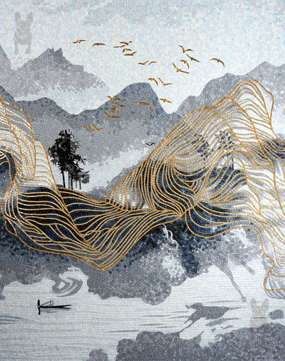 Artistic Mosaic - Landscape- Change of Season