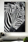 Artistic Mosaic - Striking Zebra