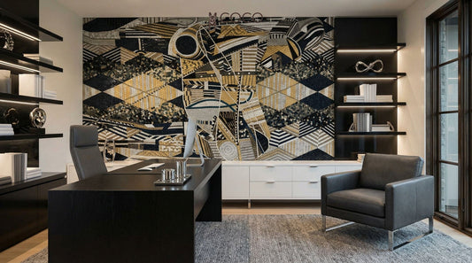 Metropolitan Matrix - Geometric Glass Mosaic