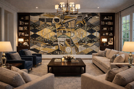 Metropolitan Matrix - Geometric Glass Mosaic