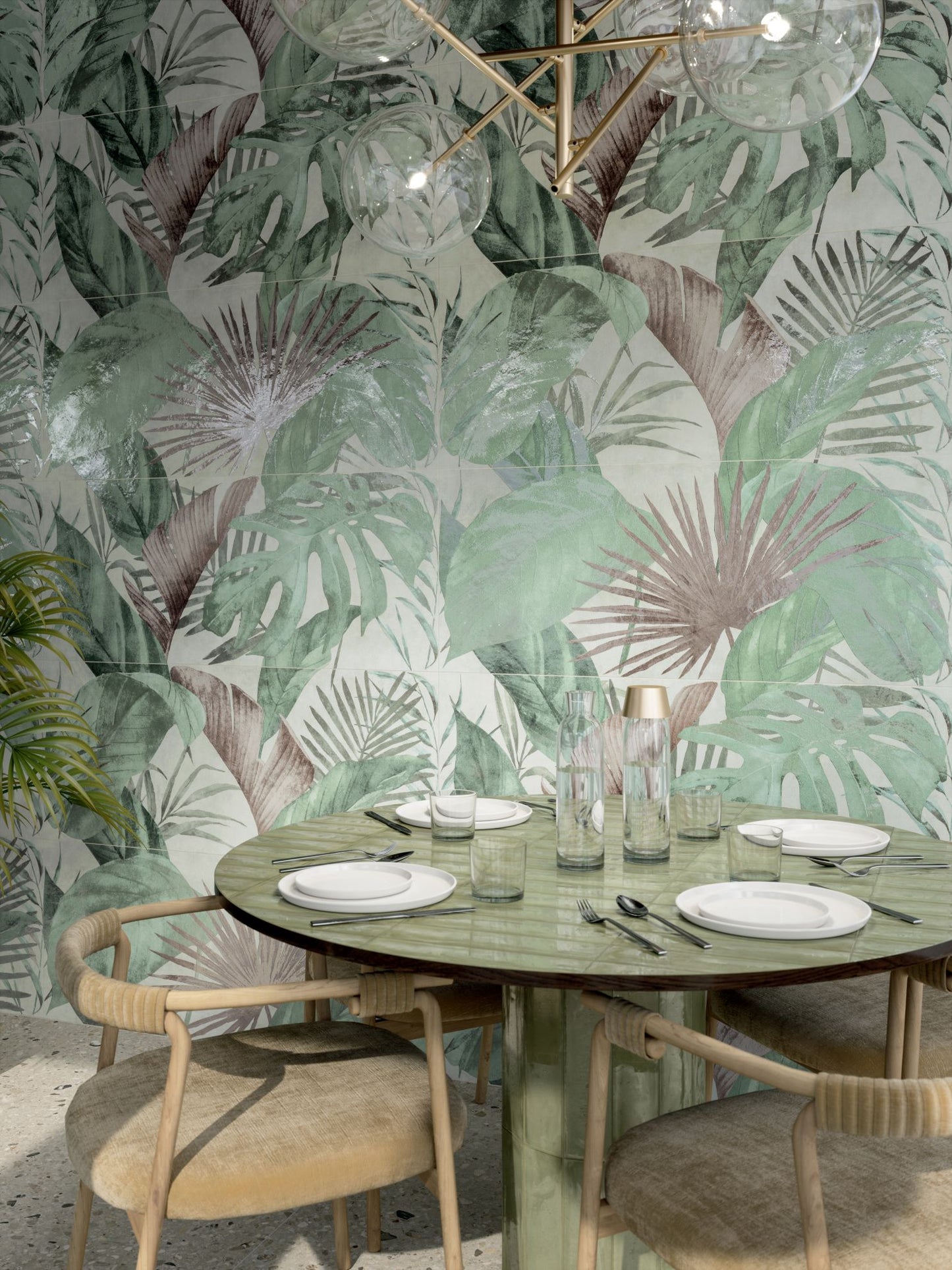 Wonderland Series - Wild Foliage 500x1200mm Ceramic Tile