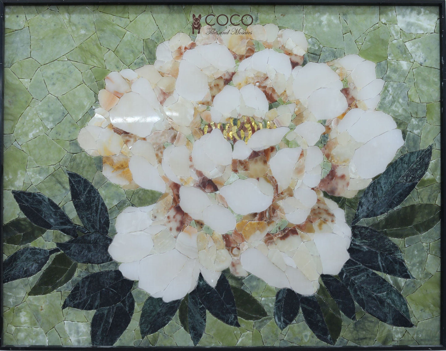 Nature’s Crown Jewel Stone Mosaic Art