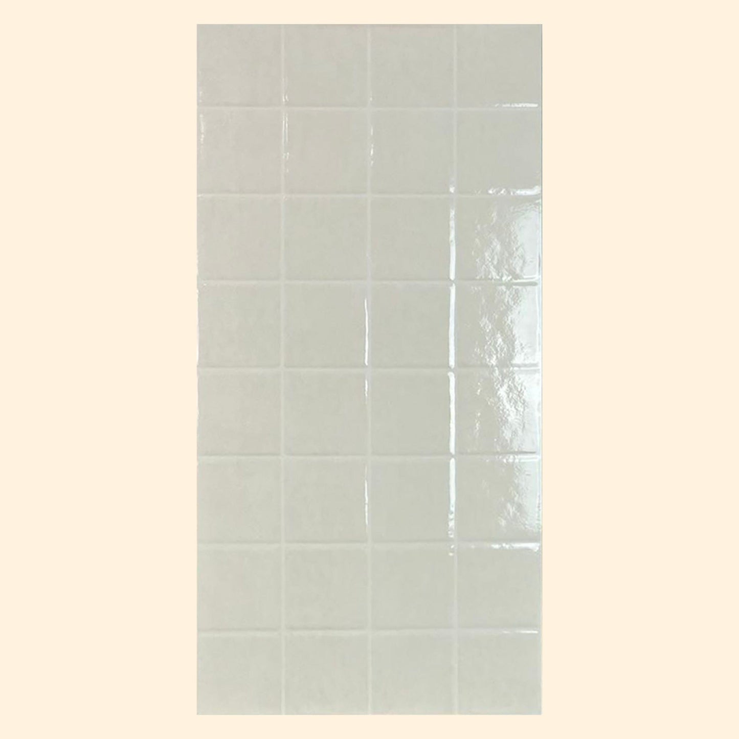 Coastline Series - Harbour Grid Shell Gloss 400x800mm Porcelain Tile