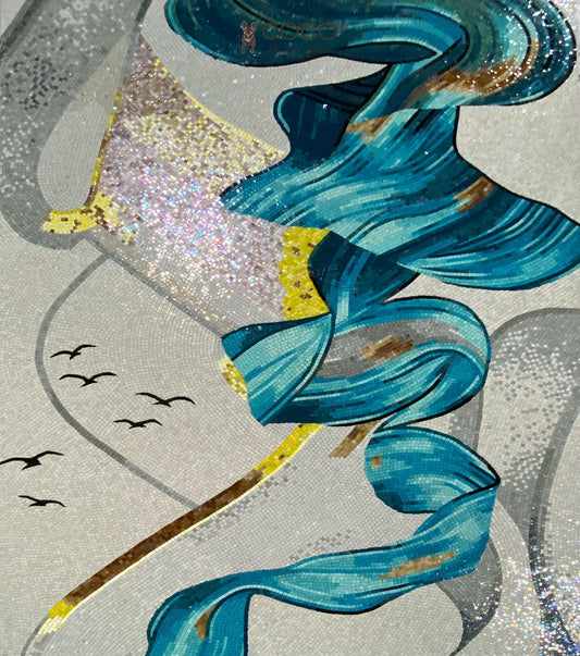 Ribbon of Dreams Mosaic Art