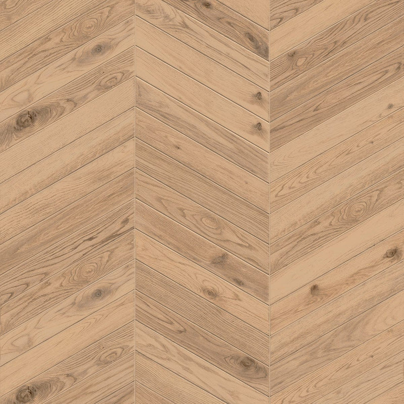 Grandeur Series - Golden Forest Glade Chevron Matte 75x450mm Porcelain Tile