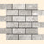 Hidden Gem Series - Silver Naturale 45x95mm Mosaic Tile