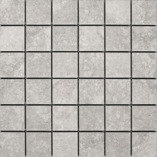 Hidden Gem Series - Chalk Naturale 48x48mm Mosaic Tile