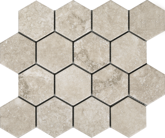 Hidden Gem Series - Beige Naturale 73x84mm Mosaic Tile