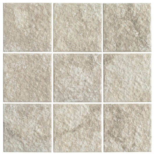 Hidden Gem Series - Chalk Naturale 97x97mm Mosaic Tile