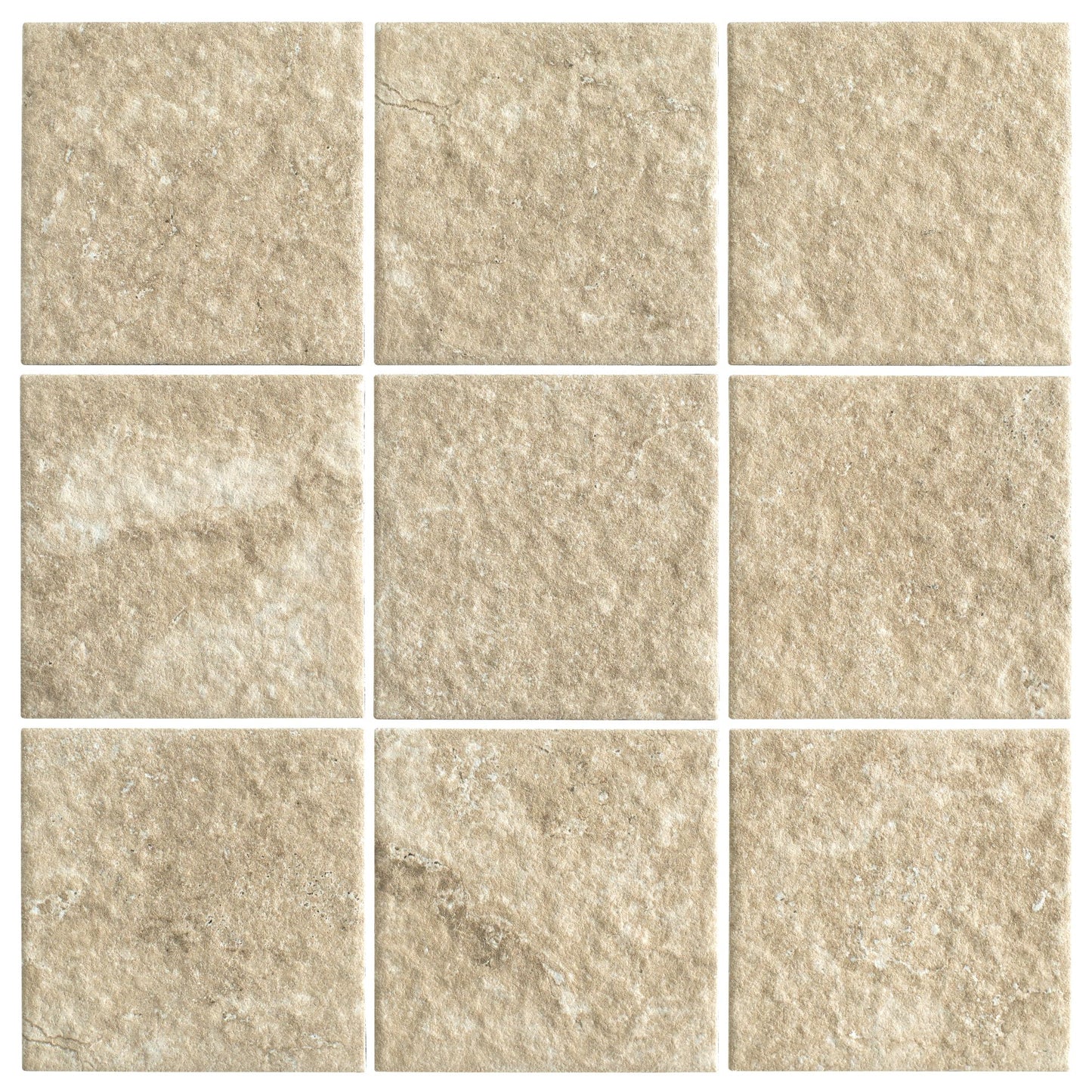 Hidden Gem Series - Beige Naturale 97x97mm Mosaic Tile