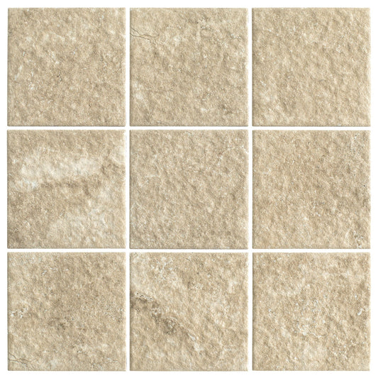 Hidden Gem Series - Beige Naturale Matte 97x97mm Mosaic Tile