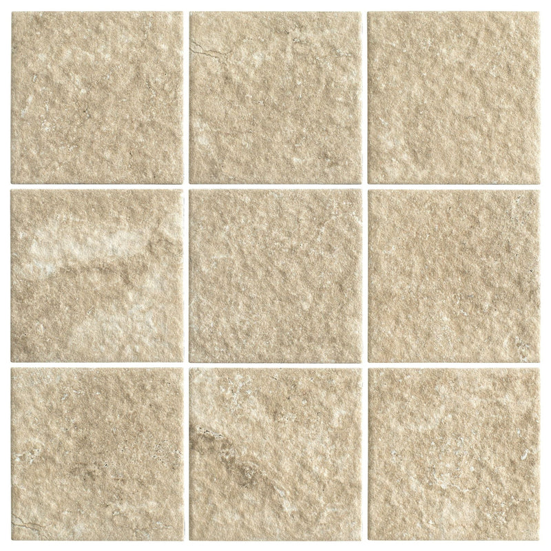 Hidden Gem Series - Beige Naturale Matte 97x97mm Mosaic Tile