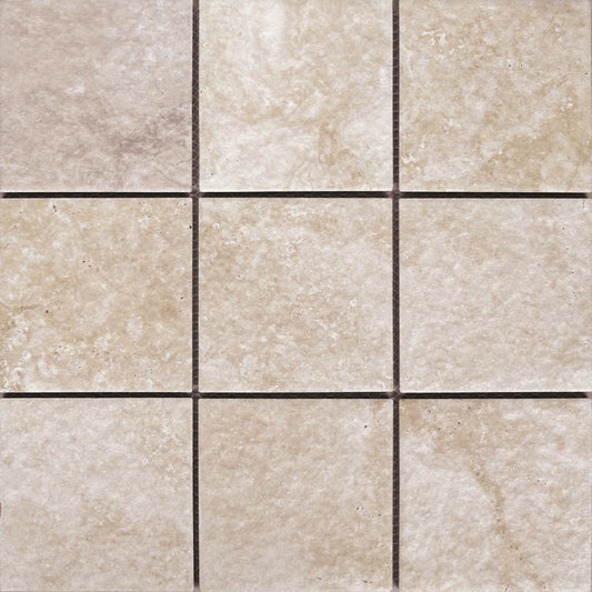 Hidden Gem Series - Beige Naturale 97x97mm Mosaic Tile