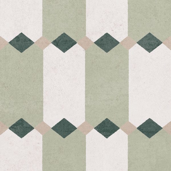 Full-Size Sample - GeoMod Series - Green Gatsby 305x305mm Porcelain Tile