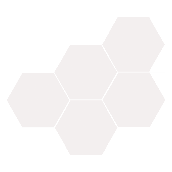 KaleidoCraft Series - Timeless Ivory Natural 250x290mm Hexagon Porcelain Tile