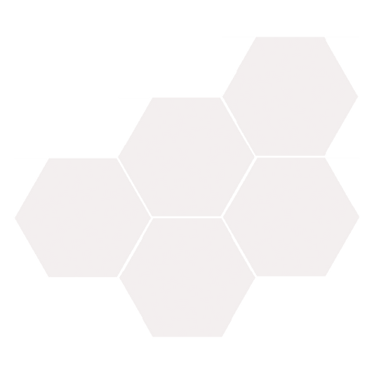 KaleidoCraft Series - Timeless Ivory Natural 250x290mm Hexagon Porcelain Tile