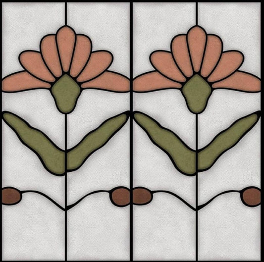 Art Nouveau Series - Poetic Form Pearl 150x300mm Ceramic Tile