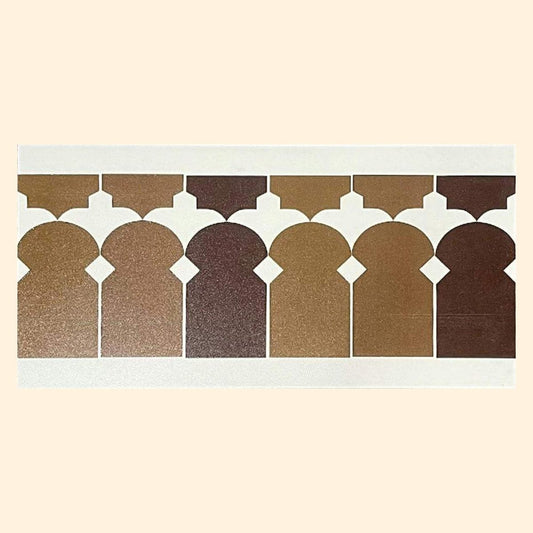 Art Nouveau Series - Alhambra Gates Satin 150x300mm Ceramic Tile