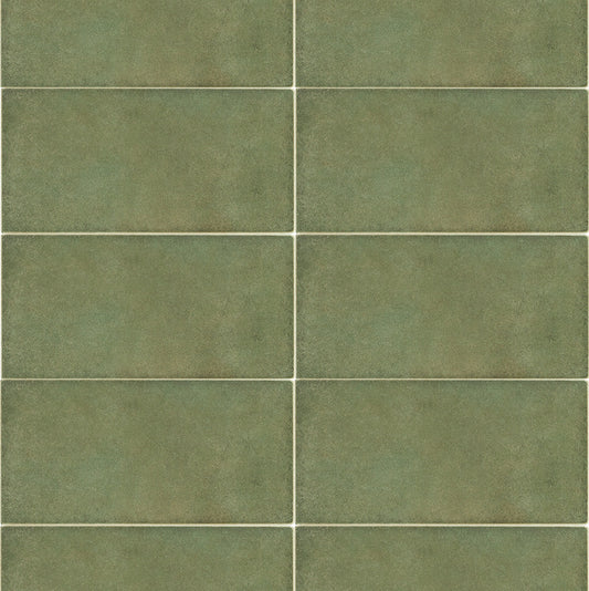 Vintage Chic Series - Moss Mini 165x330mm Ceramic Tile