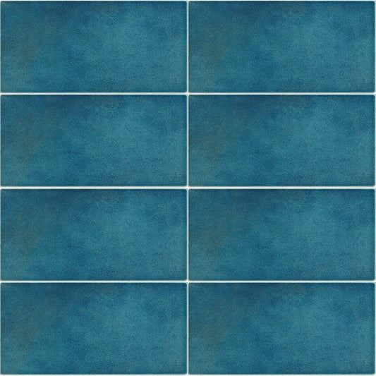 Vintage Chic Series - Teal Twilight 150x300mm Ceramic Tile