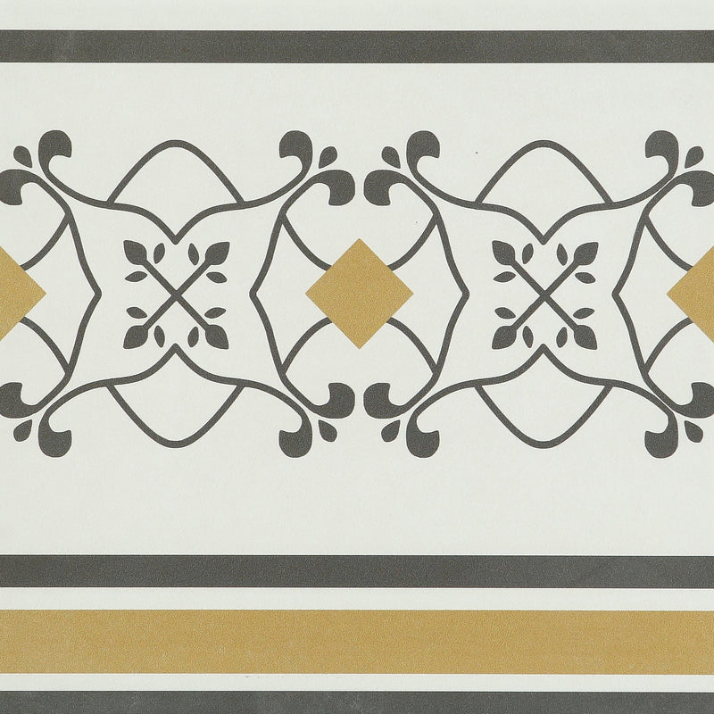 Cnr & Brd Series - Missing Piece Satin (Border) 300x300mm Ceramic Tile