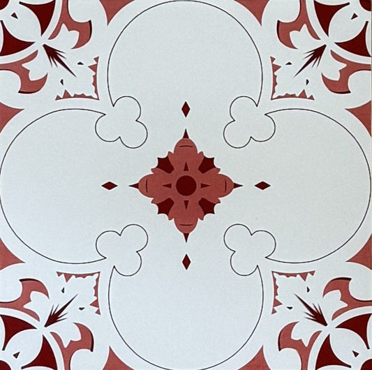 Full-Size Sample - Forever Classic Series - Fairytale Red 300x300mm Ceramic Tile