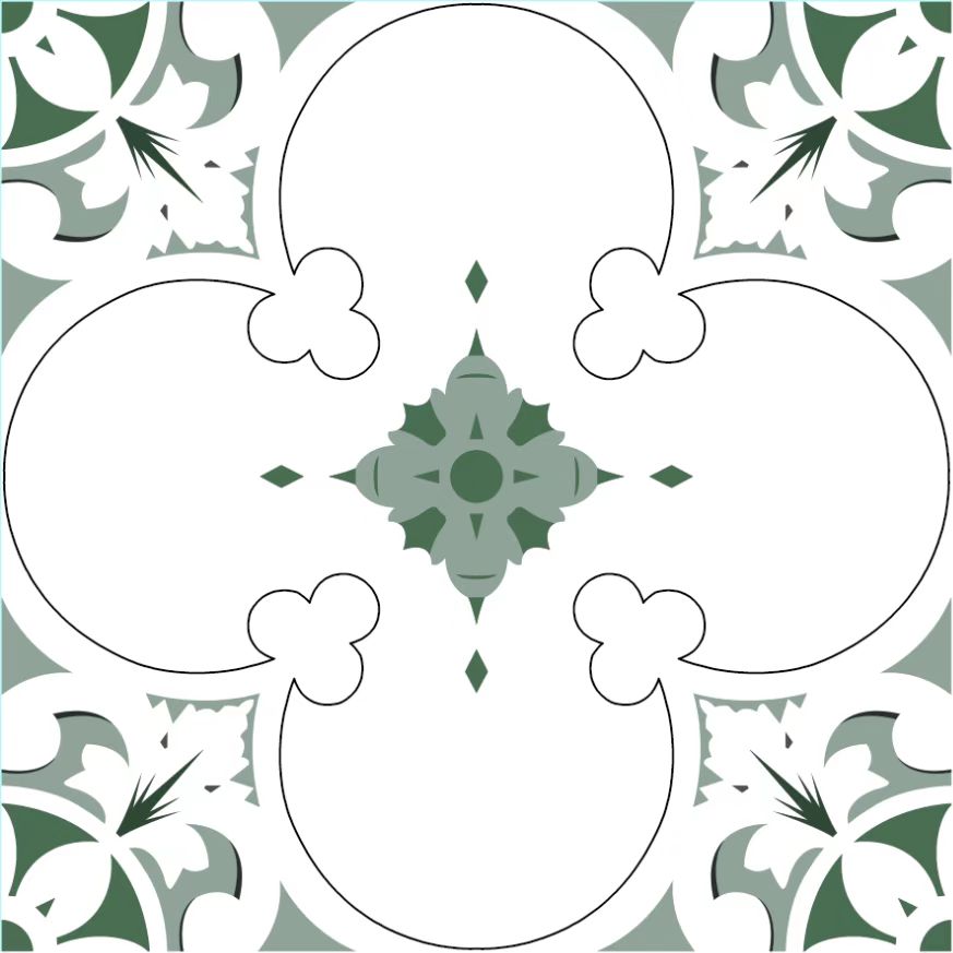 Forever Classic Series - Fairytale Green 300x300mm Ceramic Tile